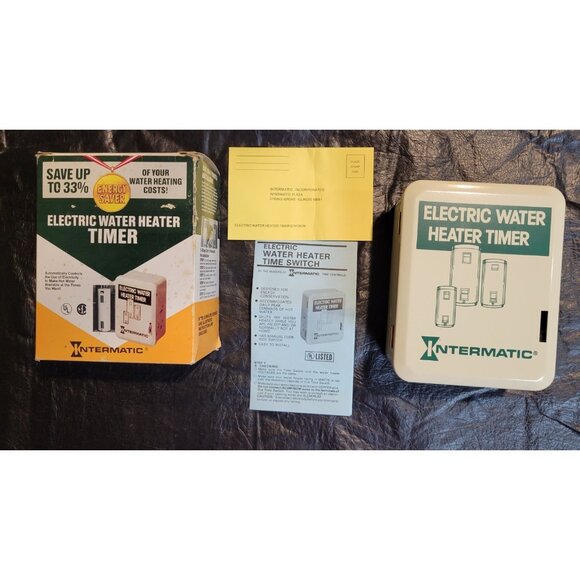 Intermatic Electric Water Heater Timer WH142 NEW Energy Savings METAL - NOS - Picture 1 of 16